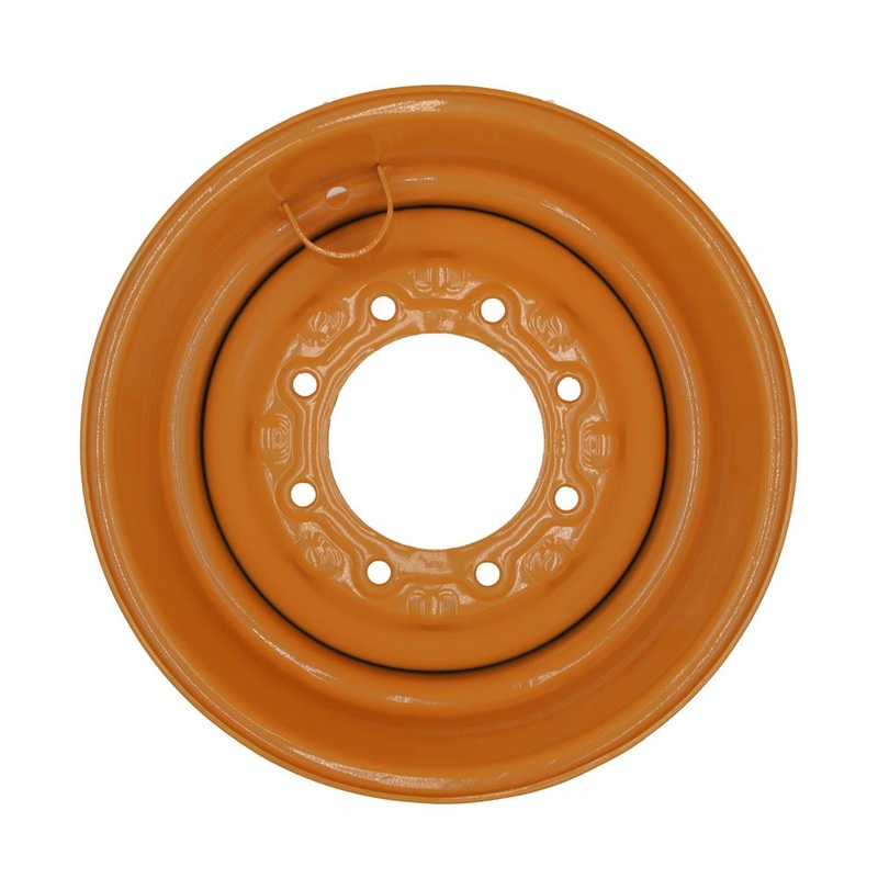 8.25 x 16.5 Steel Narrow Width 8 Lug Wheel Rim Fits Bobcat Skid Steer 10x16