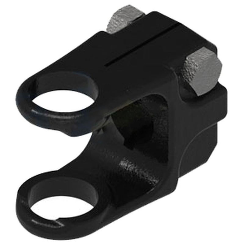 A-807-0614-AI Implement Clamp Yoke (w/ Bolt Hole & Set Screw)