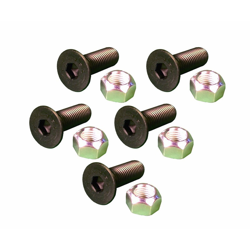 (5) Pack 1592953 8T4778 Fits Caterpillar Models Screw Flat Heads & Nuts