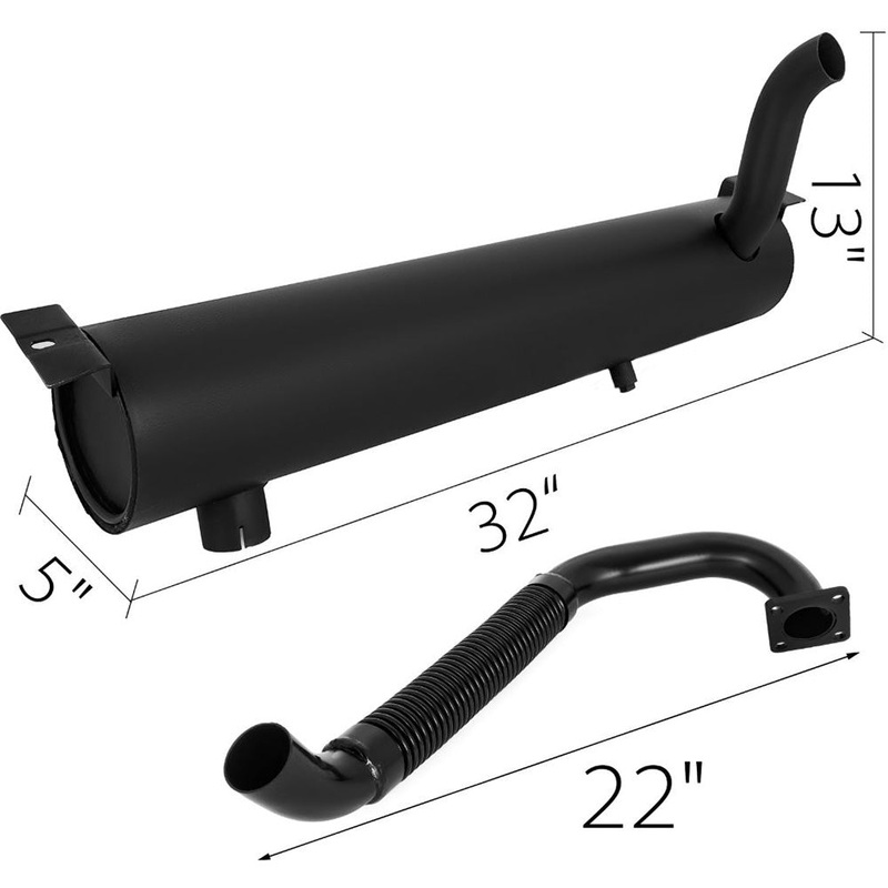 7100840, 6701151 Replacement Muffler & Pipe Set Fits Bobcat Models