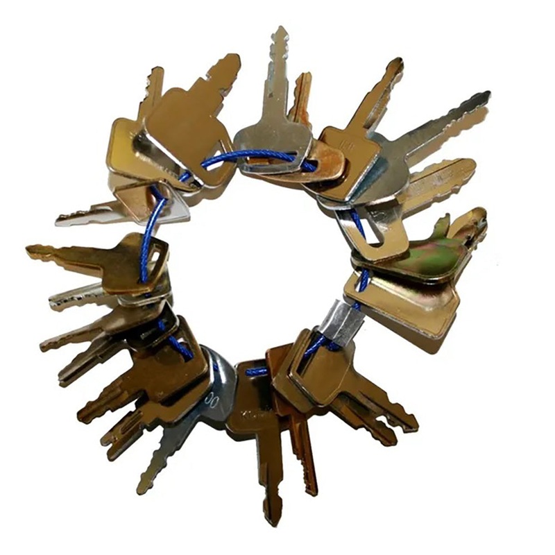 Construction Multi-Key Set includes 21 Keys for a variety of Equipment