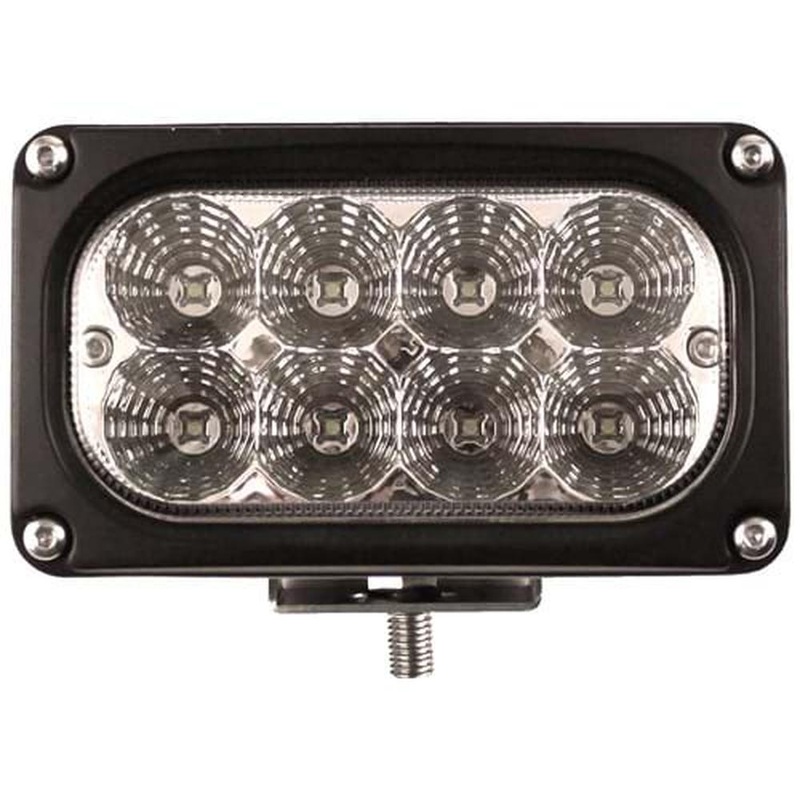 KTD170-75300 CREE LED Flood Beam Cab Front & Rear Light, 3000 Lumens Fits Kubota
