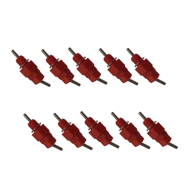 Ten (10) New Screw-In Water Nipple Drinker for Various Poultry Drinkers