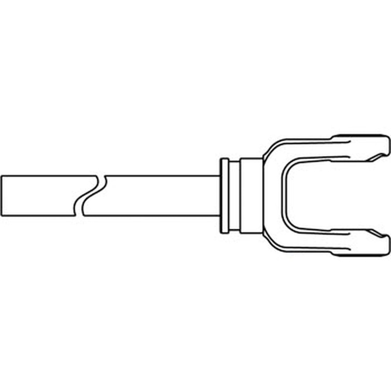 A-10003531-AI Yoke & Shaft Assembly 1 3/16"  Square Shaft
