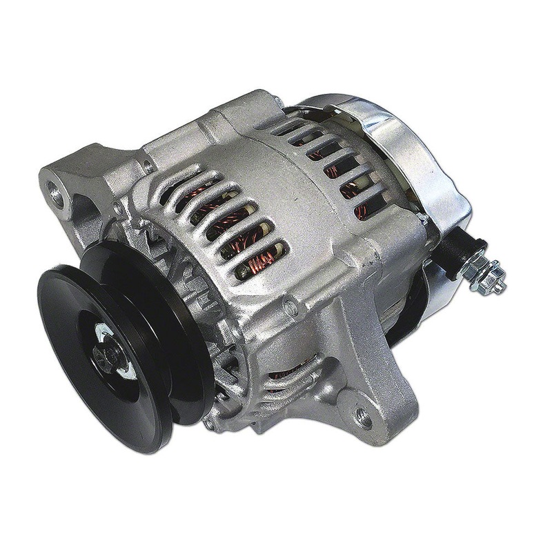 1218OSE Mini 35 Amp 12-V Negative Ground Alternator w/ Pulley Fits Multiple