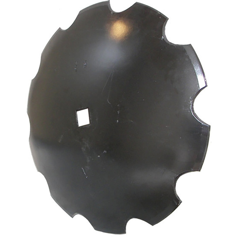 New Aftermarket Notched Disc Harrow Blade 16" fits 1" x 1 1/8" Square Axle