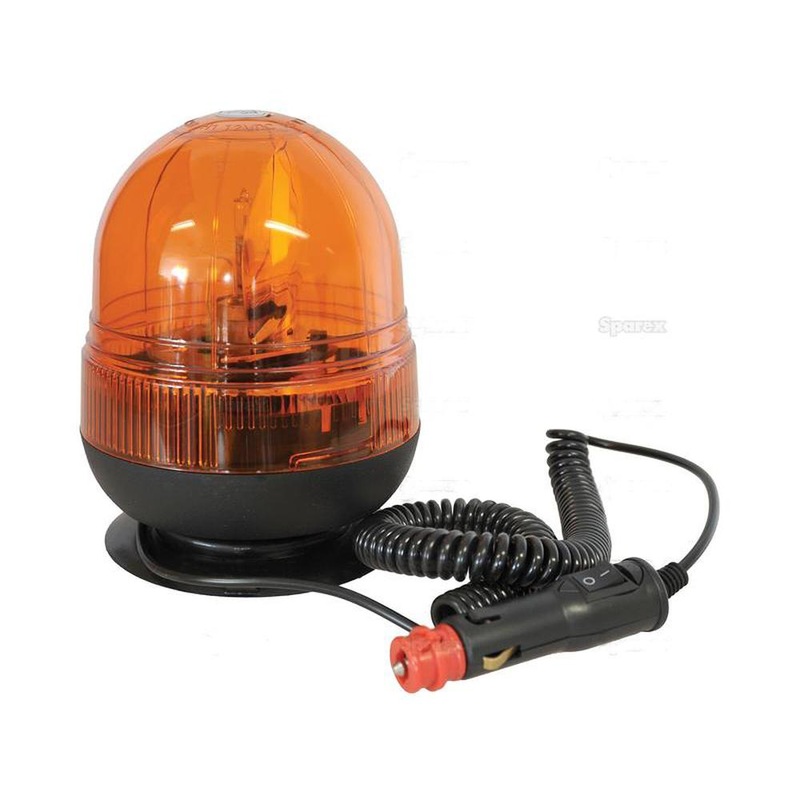 S.113184 Beacon, Bulb Type, Magnetic, 12/24V, Halogen Light, Round