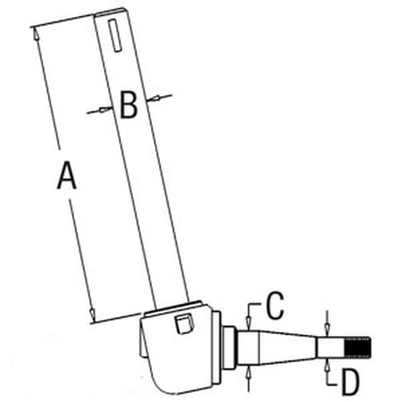 AM182558M92 One New Aftermarket Spindle - Left Hand