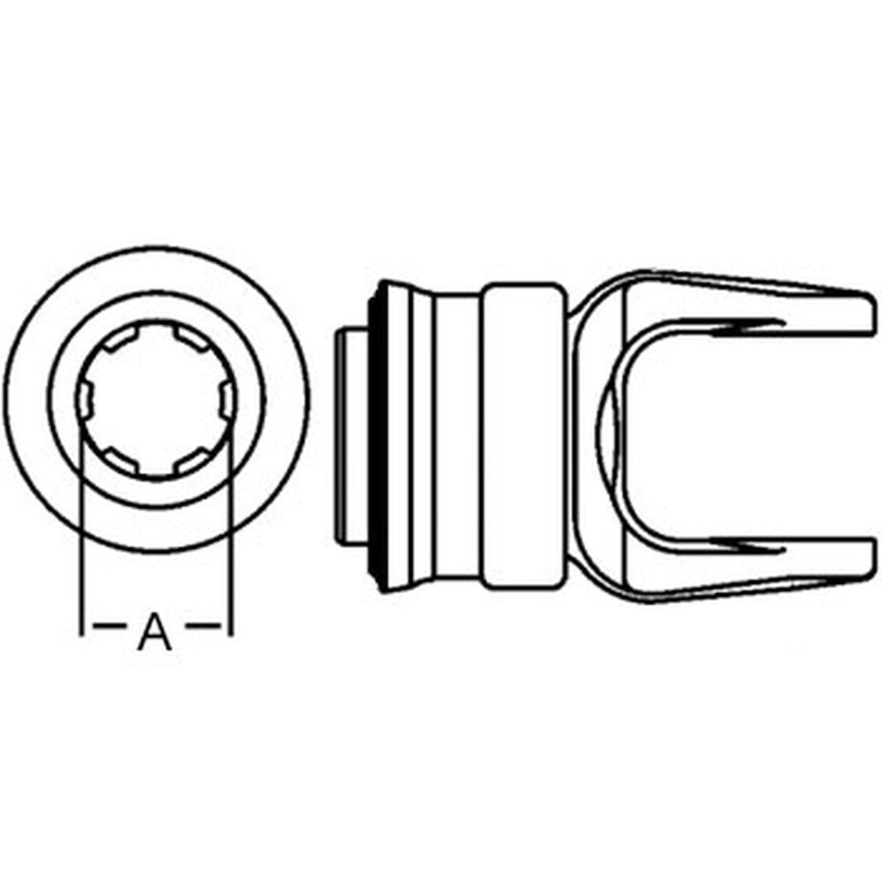 A-100-1206-AI Spring-Lok Tractor Yoke