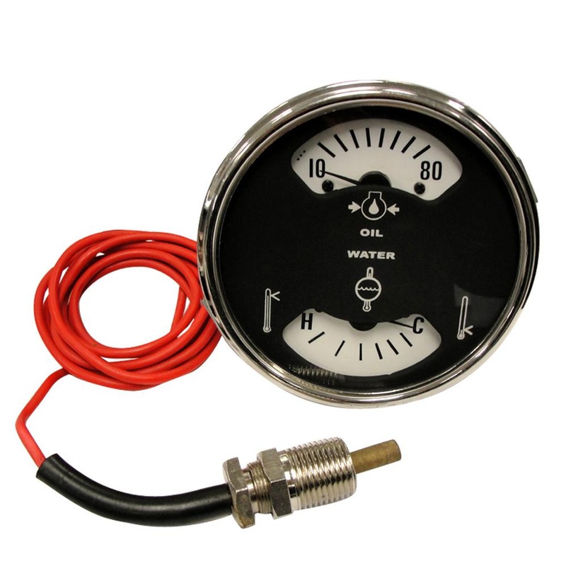 S.68884 Oil & Water Temperature Gauge Fits Case IH