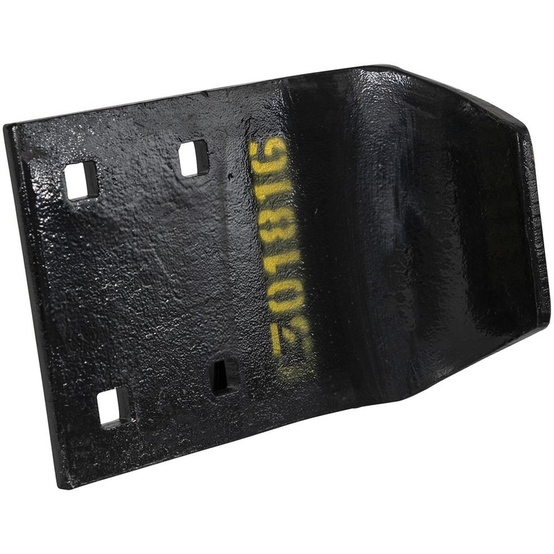 1301805 -CURB GUARD CURB SIDE 1/2 X 6 X 12-1/4 INCH HIGHWAY PUNCH PLATE PATTERN