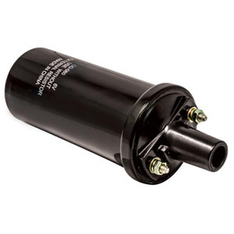 A-D4PE12029AA-AI Ignition Coil- 6 Volt or 12 Volt W/ Resistor