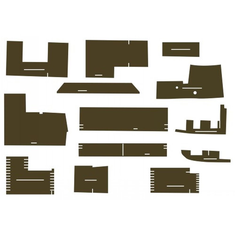 AMJD504WDUK Upholstery Kit, Brown