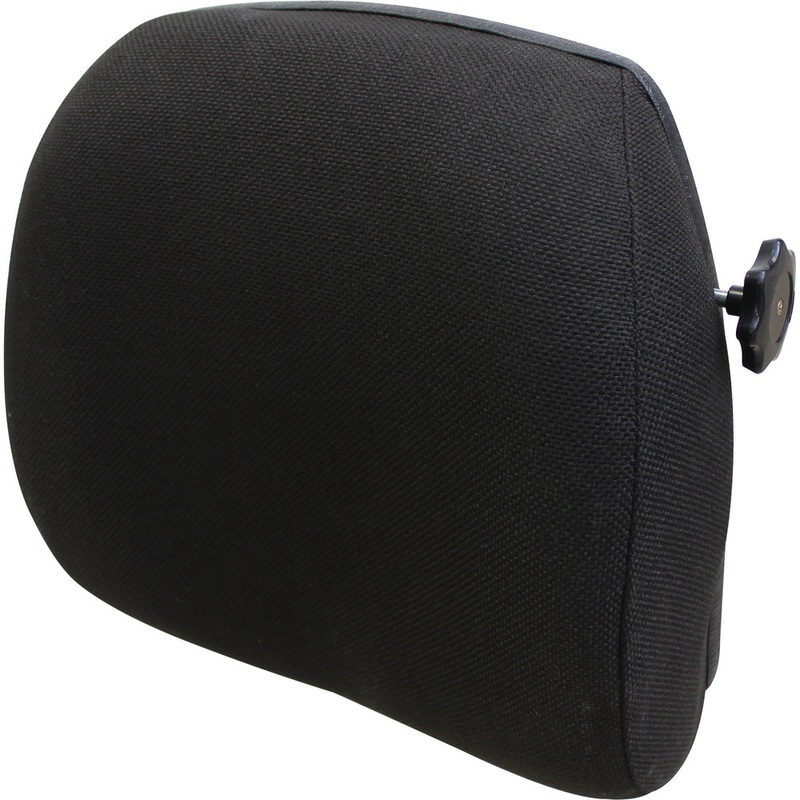 AMSS7295 Backrest With Lumbar Support, Black Fabric