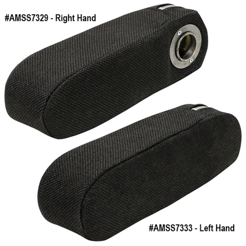 AMSS7329 Armrest, Black Fabric - Right Hand