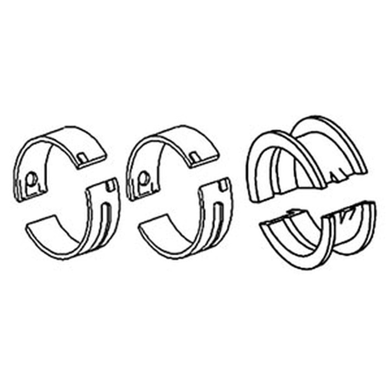 A-MB248-20-AI Bearing Set, Main (.020