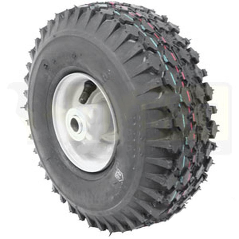 A-B1WL72-AI Wheel-Stud, 4.10X3.5X4 4-Ply 5/8"BB X 4" Sym, Gray