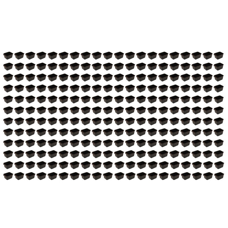 Bulk Cage Cups 240-Pk Black 1 Pint/16 fl oz Hanging Feed & Water Cups Chicken