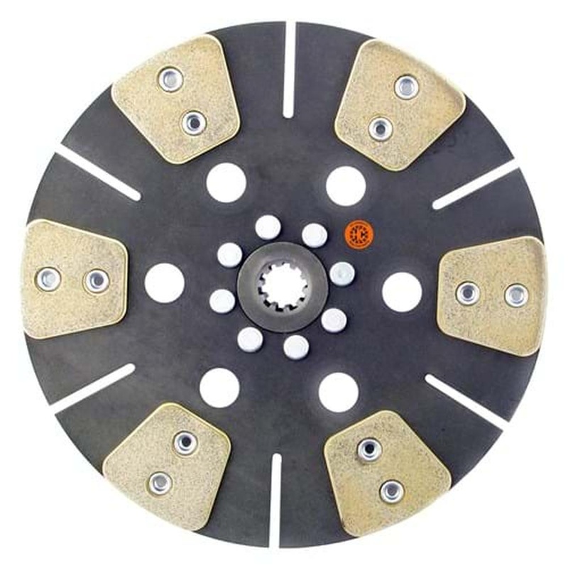 FC750AD HD6 11" Transmission Disc, 6 Pad, w/ 1" 10 Spline Hub - Fits Ford