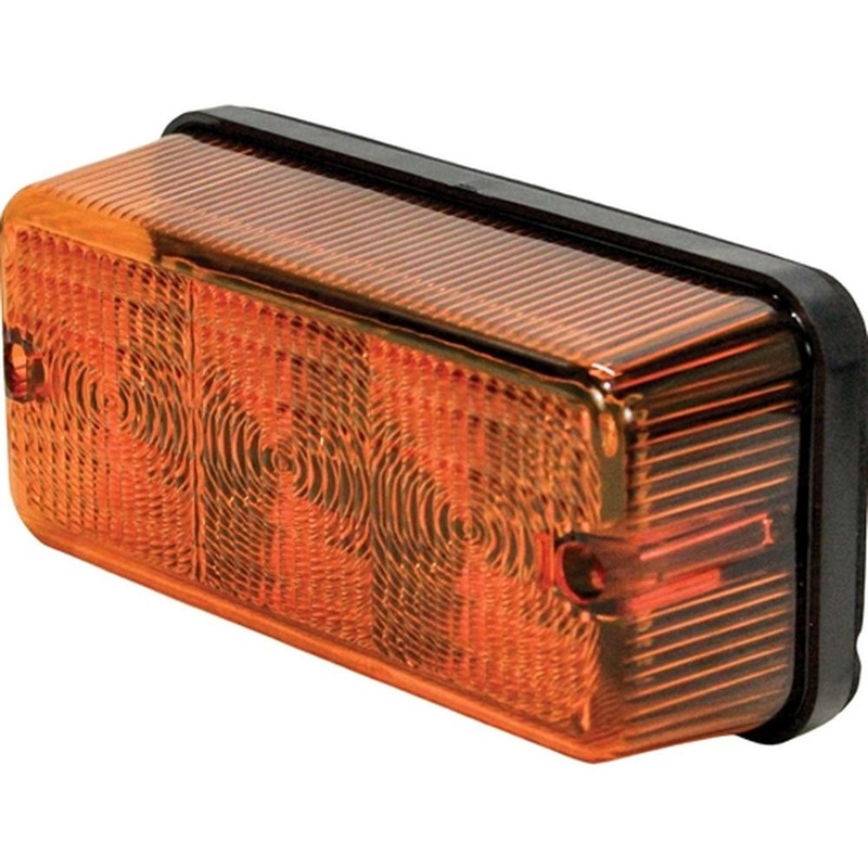 Fits Case IH/IH/NH/Versatile LED Flashing Amber Cab Light