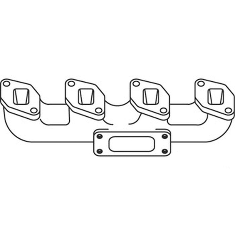 S.57387 Manifold, Exhaust, 3136066R12 Fits Case IH