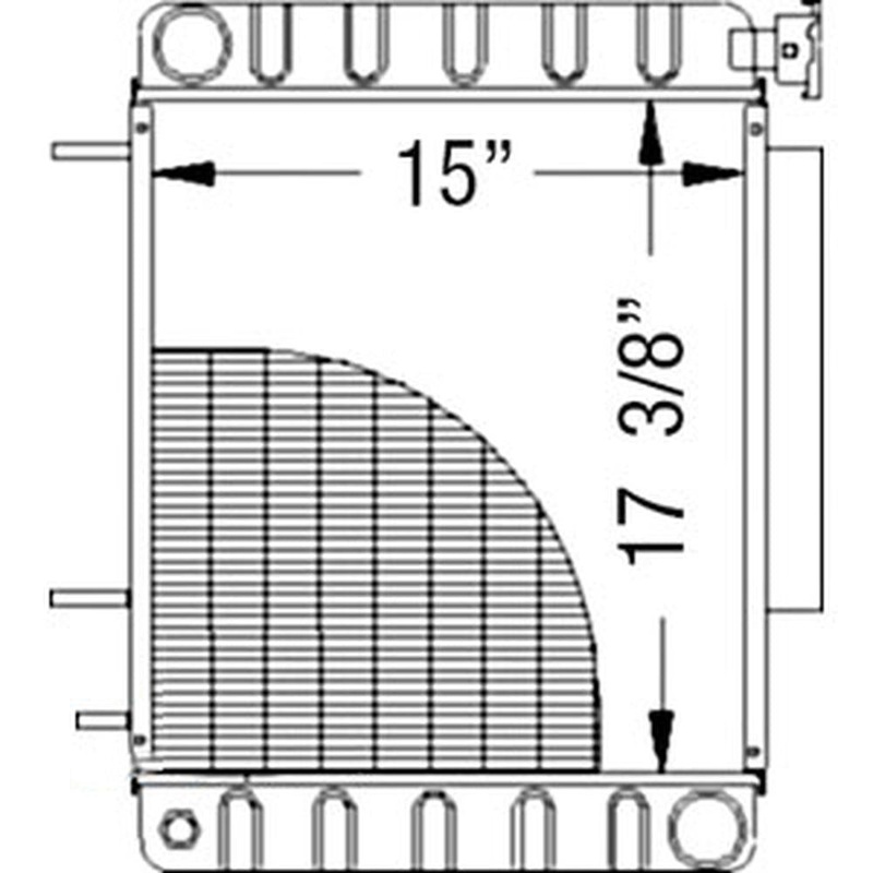 Radiator Fits L454 L455 9828621 MG9828621 MG9828621-A