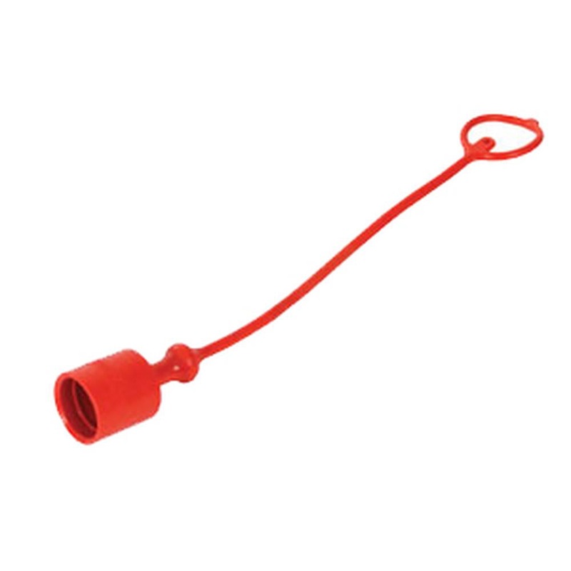 Replacement Dust Cap C211017 Fits Various Makes & Models - Red, 1/2"