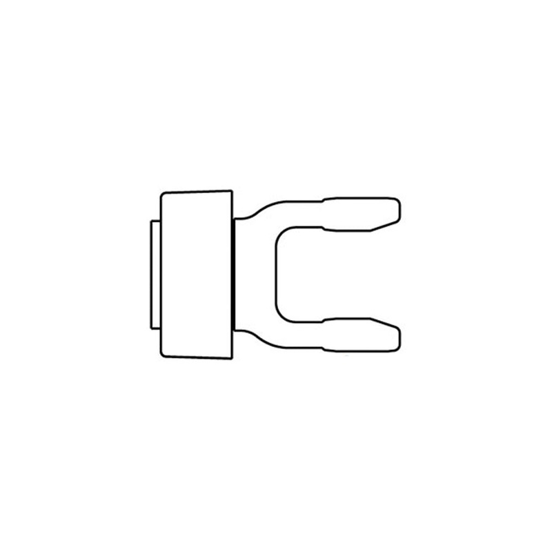 A-BP572090351-AI Tractor Yoke, Splined 1 3/8" - 6 Spline w/ Twist Collar