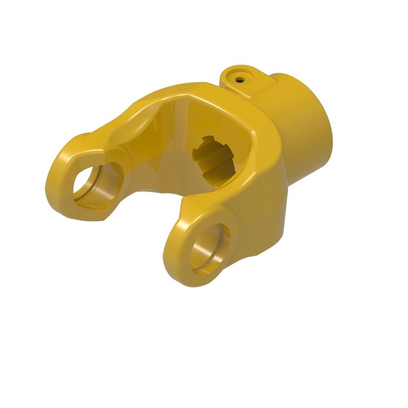 A-BP507060351-A-AI Tractor Yoke, Splined 1 3/8" - 6 Spline w/ QDP