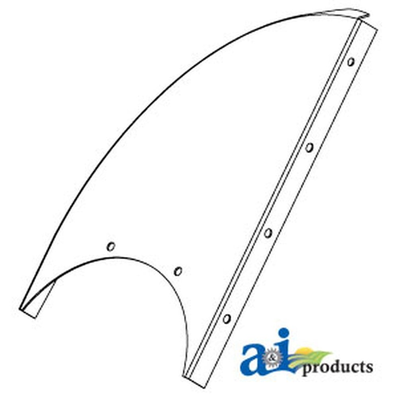 189456A1 Plate, Grain Elevator Head, Inclined, LH Front