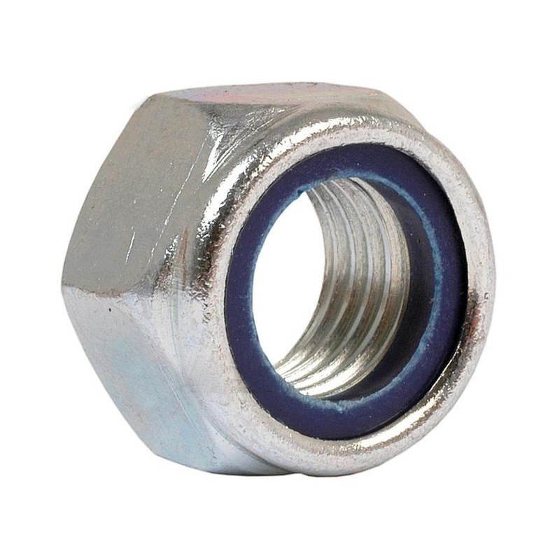 S.5898 Self Locking Nut, Size: M20 x 2.50mm (Din 985) Metric Coarse