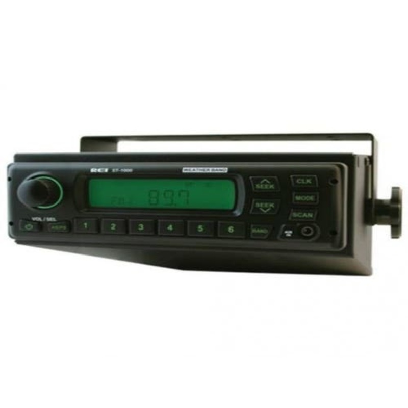 REI Radio ST-1050 12 Volt AM/FM/WB/AUX Single Speaker Roof Mount