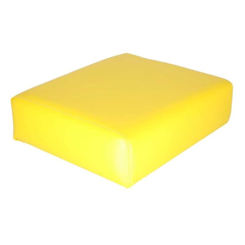 Seat Cushion - Wood Backed Vinyl Yellow fits John Deere G M MT 40 320 330 420 430 435 440 1010 420 430 440 1010 AM3463T