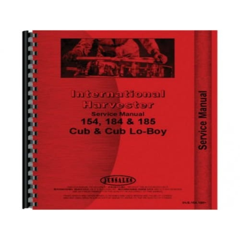 Service Manual fits International Cub 154 Cub 184 Cub 185