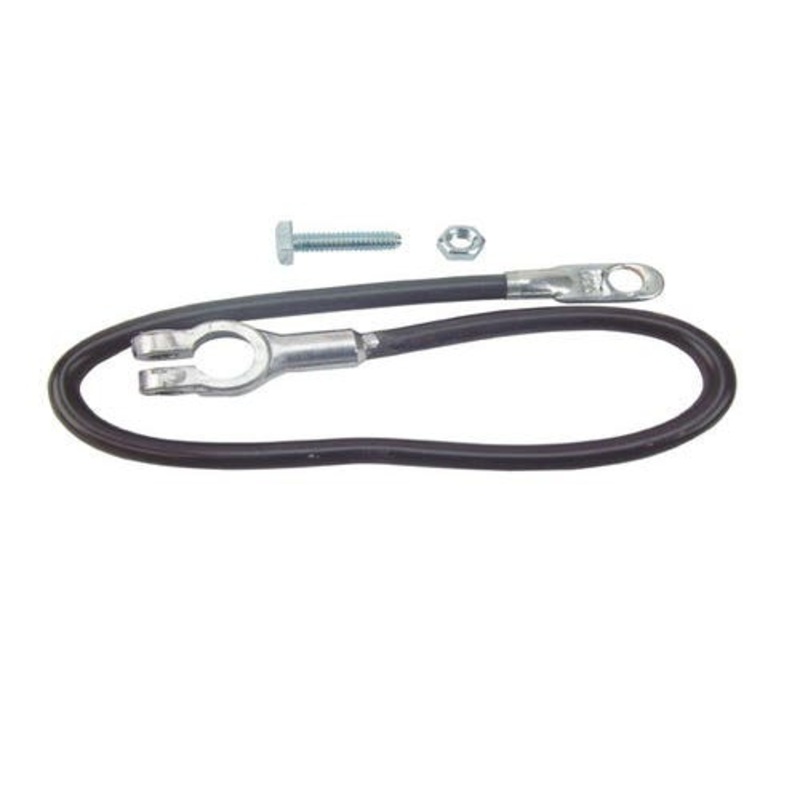 Battery Cable - 20" - Black 4 Gauge