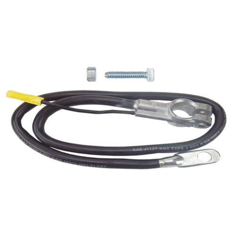 Battery Cable - 25" - Black 4 Gauge