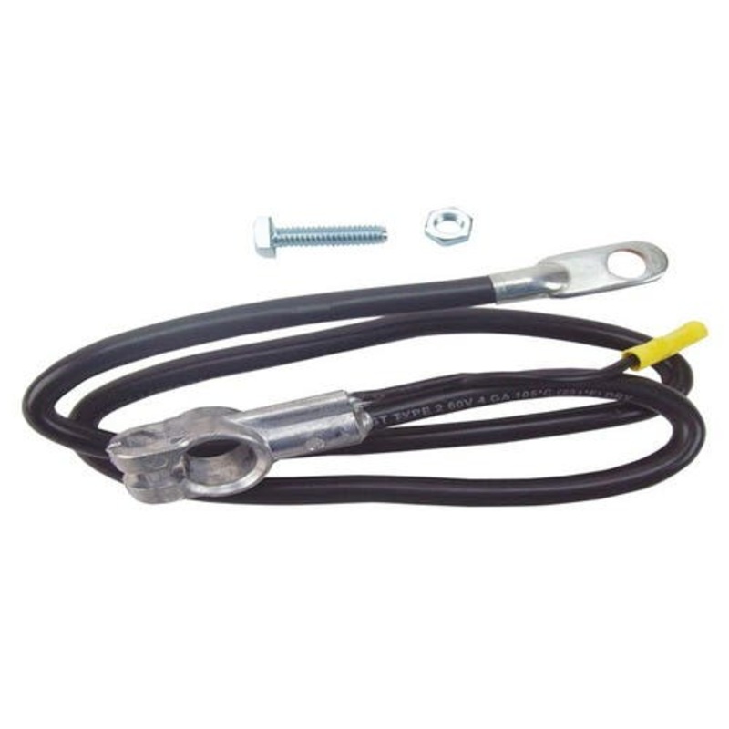 Battery Cable - 31" Black 4 Gauge fits John Deere 820 920 1020 1040 1120 1140 1530 2020 2030 2120 2630 1640 1840 2140 2040 2020 2240 2250 T21888