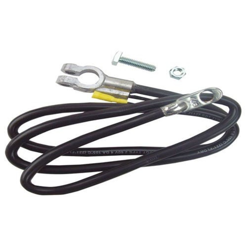 Battery Cable - 48" - Black 4 Gauge