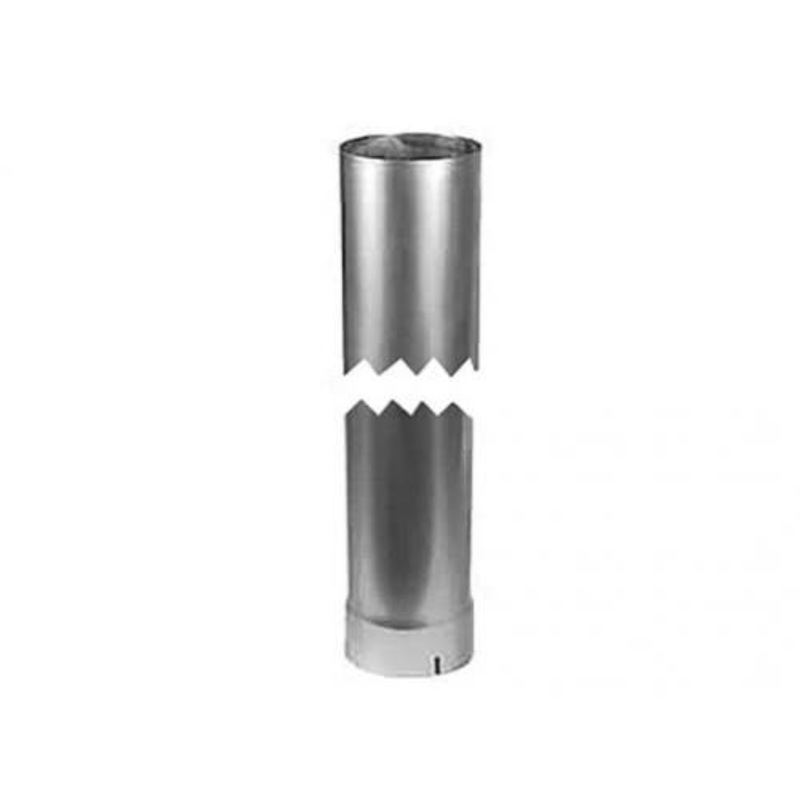 Exhaust Stack - 4" x 12" Straight Chrome