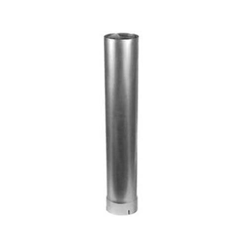 Exhaust Stack - 5" x 12" Straight Chrome