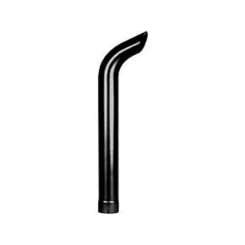 Exhaust Stack - 5" x 24" Curved Black