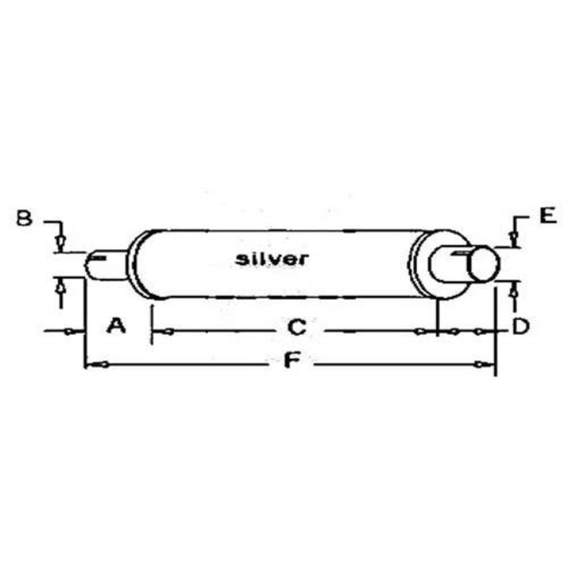Muffler fits Gleaner E E3 71131701