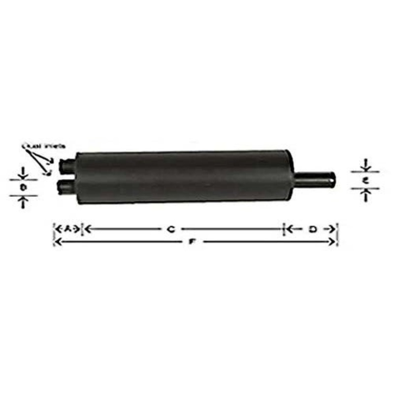 Muffler fits Versatile 300 TR17717