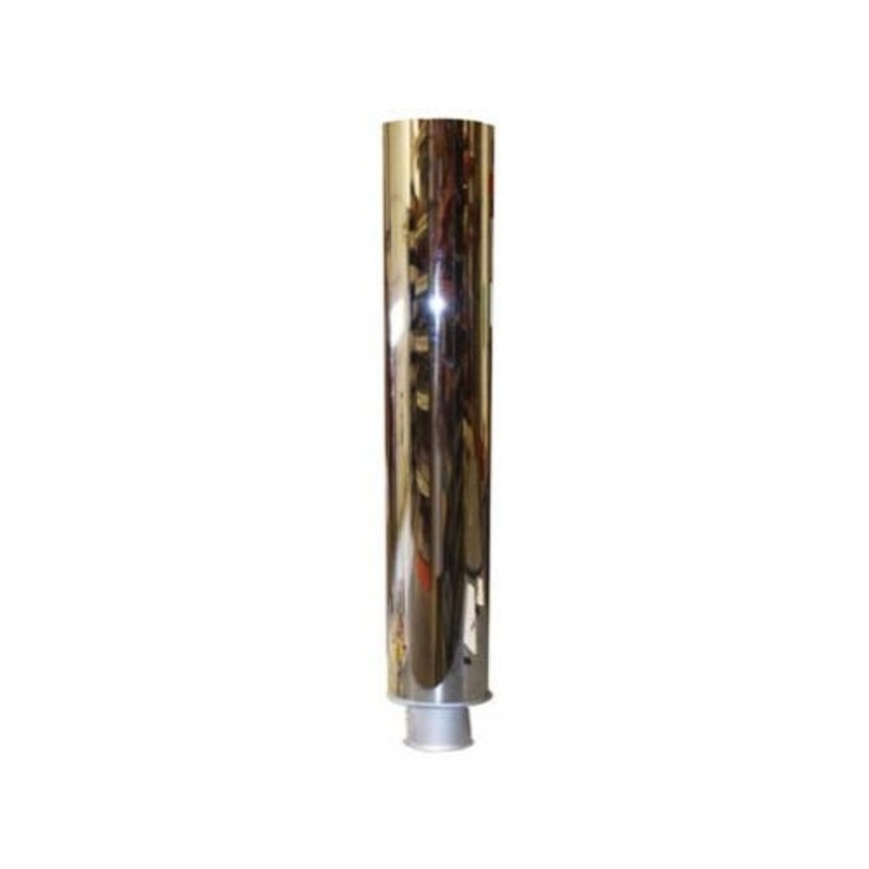 Exhaust Stack - Straight Chrome fits John Deere 3020 4000 4010 4020 4030 4230 4240
