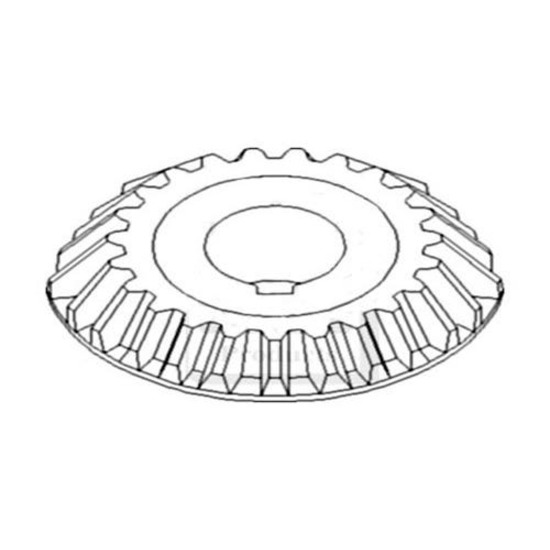 Horizontal Unloading Auger Gear - Lower Drive fits Case IH 1640 1644 1666 1688 2144 2166 2188 2344 2366 2388 1660 1680 2377 2577 2588 1989464C1