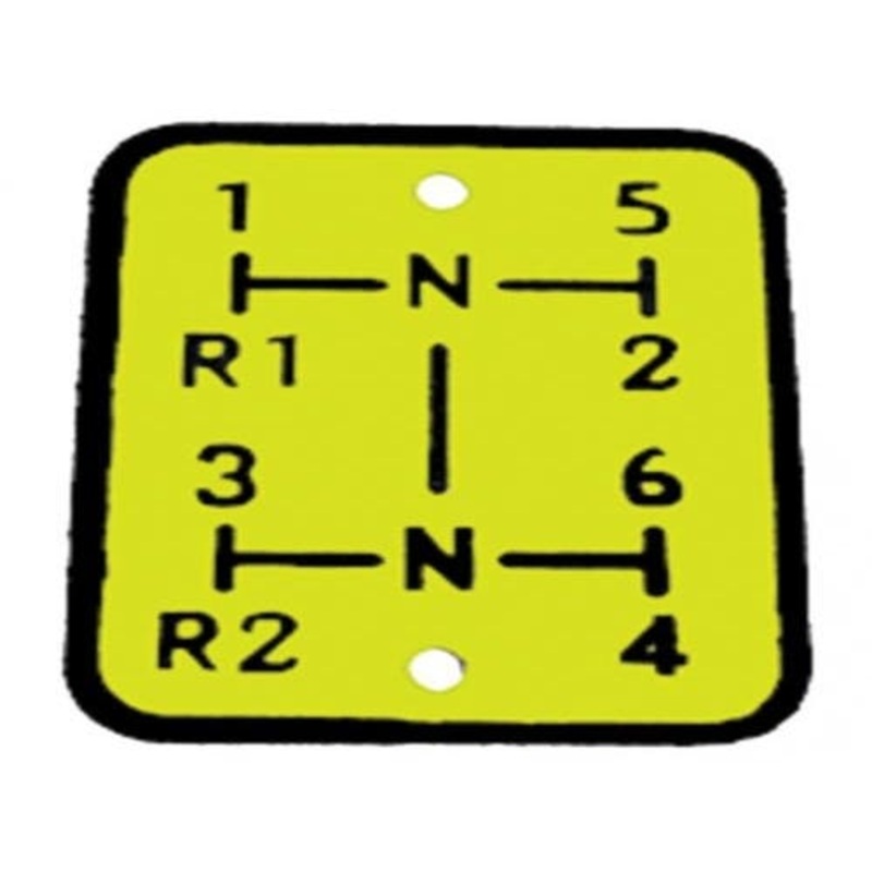 Shift Pattern Plate fits Oliver Super 55 1E908