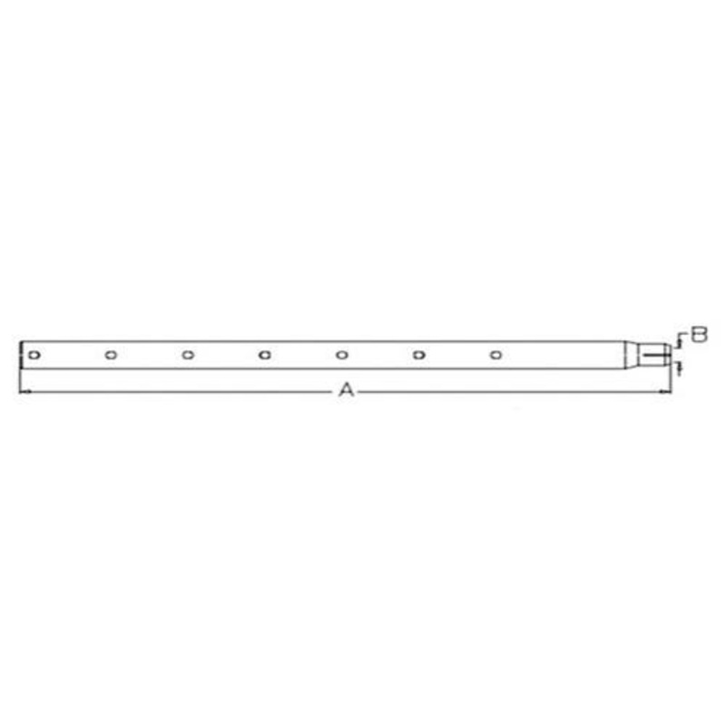 Tie Rod Tube - Right Hand fits John Deere 9400 9410 9450 9550 9600 9610 9650 9660 9500 9510 9560 CTS H130228