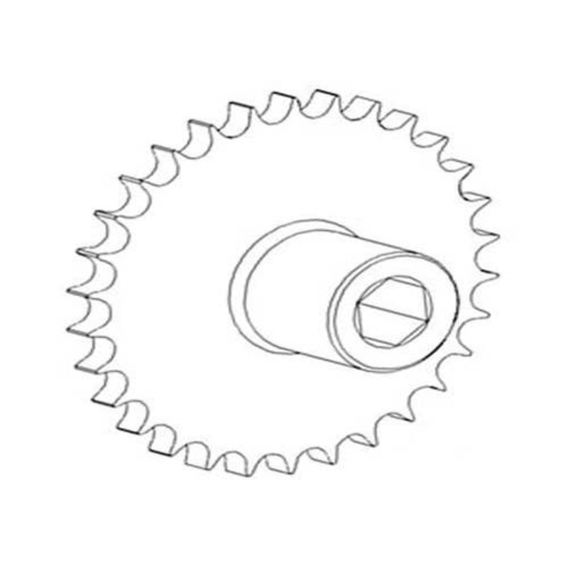 Upper Tailings Elevator Sprocket Assembly fits John Deere CTS CTSII 9400 9410 9450 9500 9510 9550 9550 SH 9560 9600 9610 9650 9650 CTS 9660 AH130571