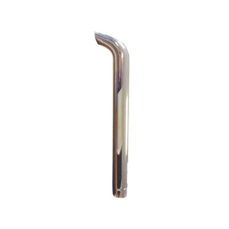 Exhaust Stack - 4-1/2" x 70" Curved Chrome fits Case IH 7110 7120 7130 7140 7150