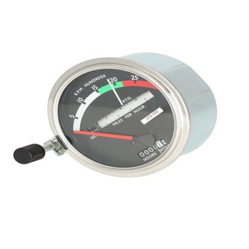Tachometer Gauge - Red Needle fits John Deere 600 4000 4520 4020 4620 600 AR32827 AR39902 AR45445 AR48022 AR50403 RE206857 AR50407